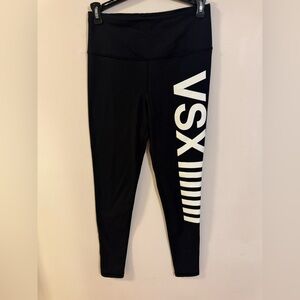 Victoria's Secret VSX Black & white Leggings